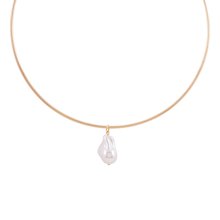 Maristela Pearl Gold Necklace