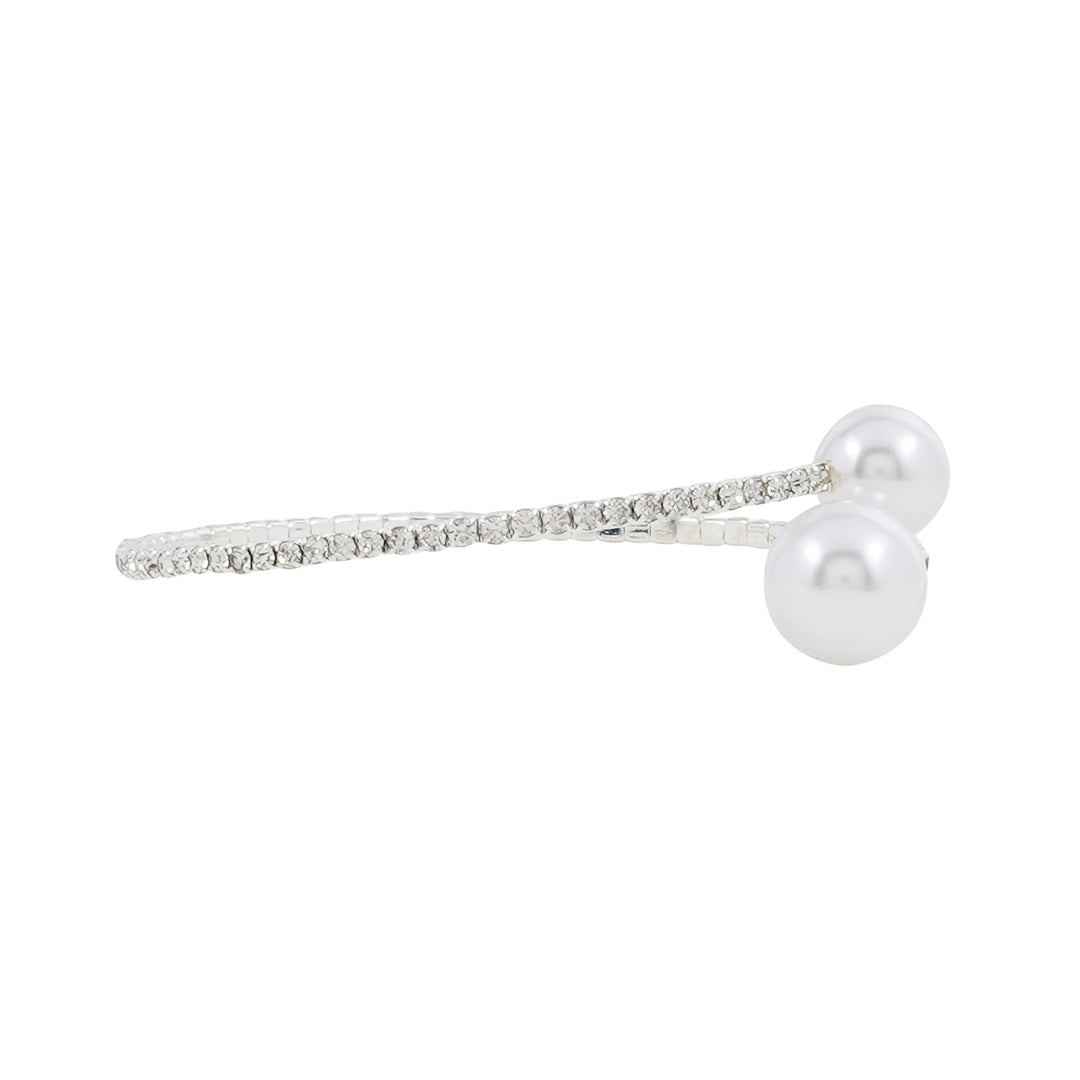Lula Pearl Silver Bracelet