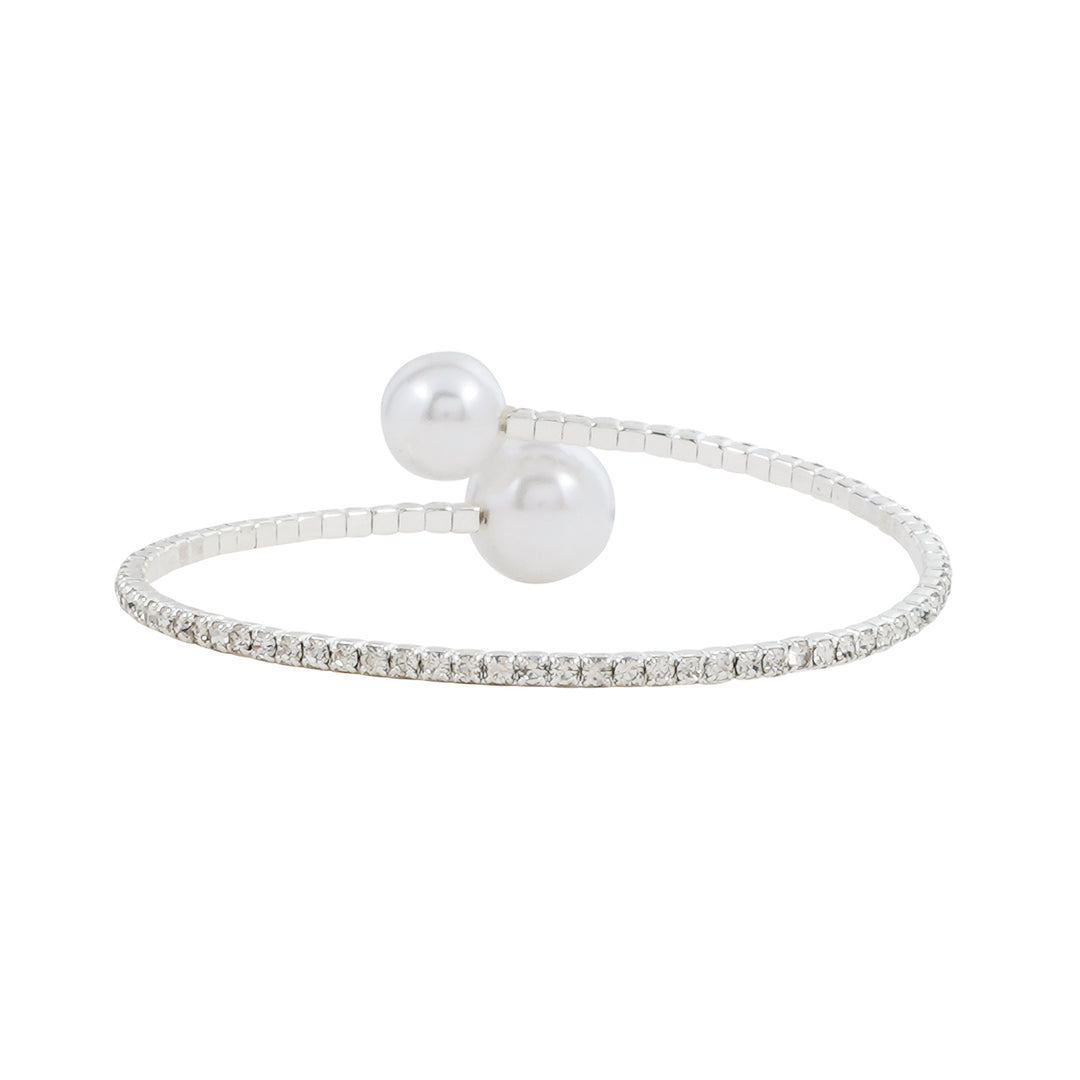 Lula Pearl Silver Bracelet
