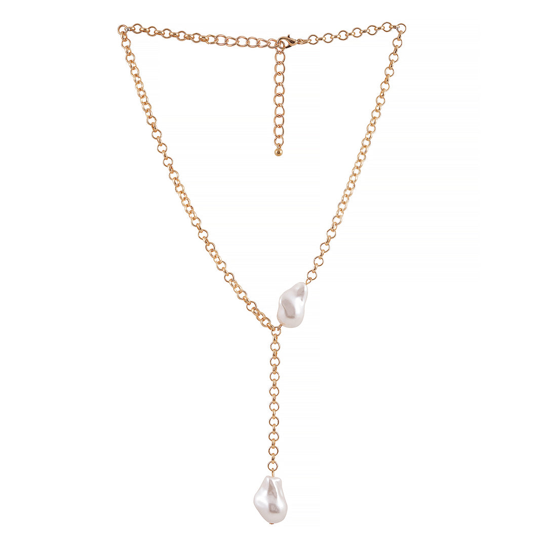 Morgana Pearl Gold Necklace