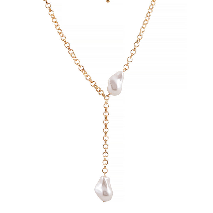 Morgana Pearl Gold Necklace