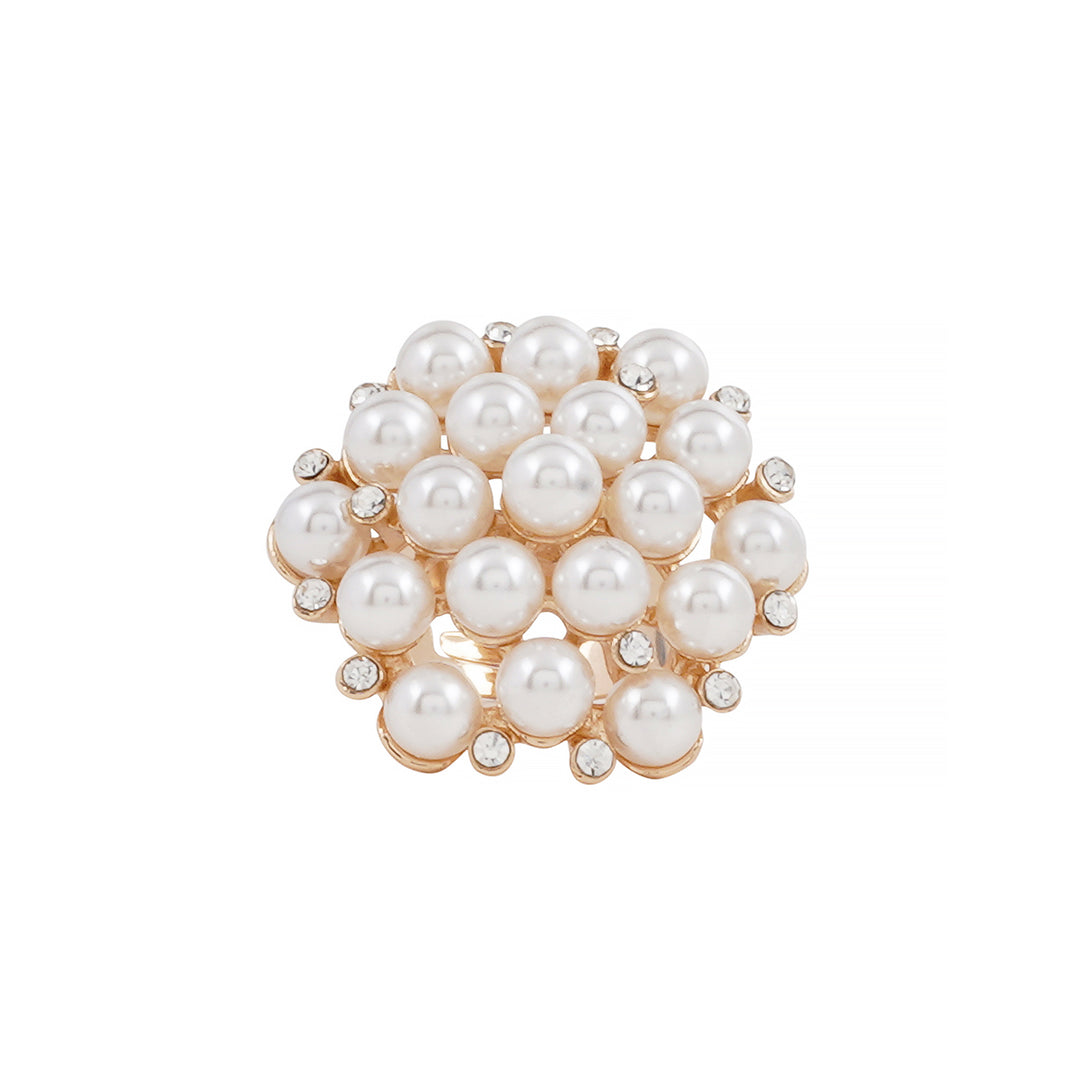 Naida Pearl Gold Ring