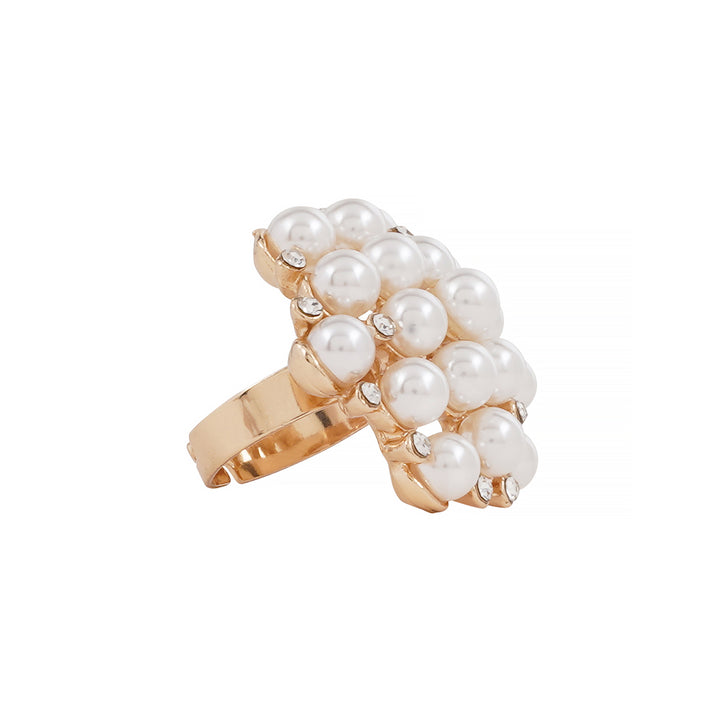 Naida Pearl Gold Ring