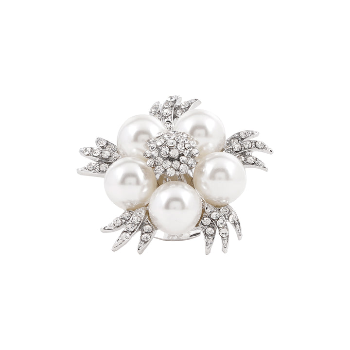 Pearlena Pearl Silver Ring