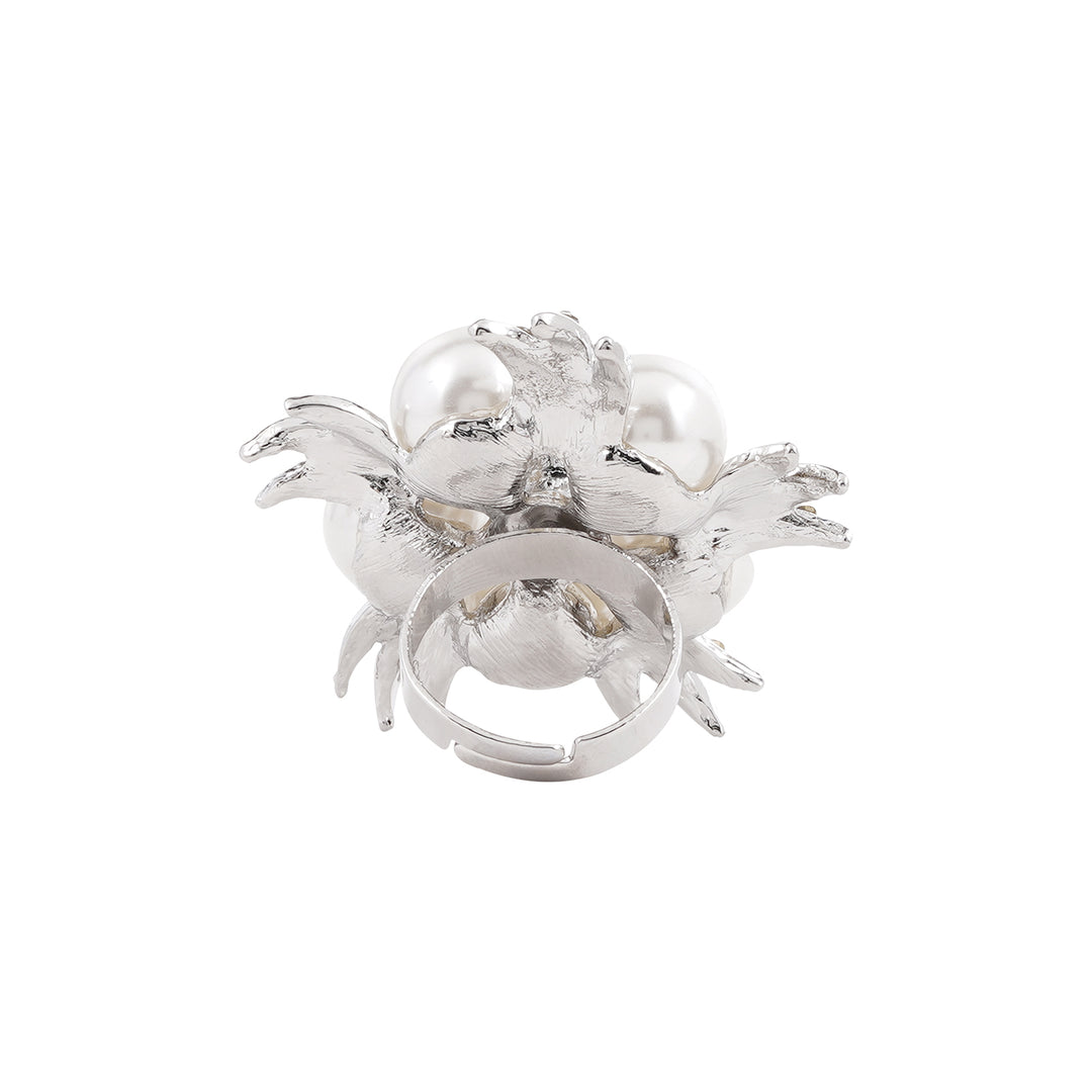 Pearlena Pearl Silver Ring