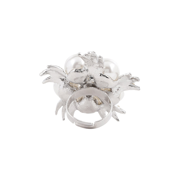 Pearlena Pearl Silver Ring