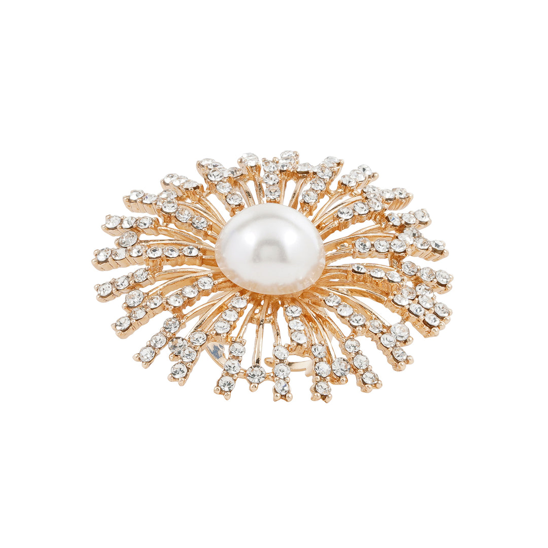 Nissa Pearl Gold Ring