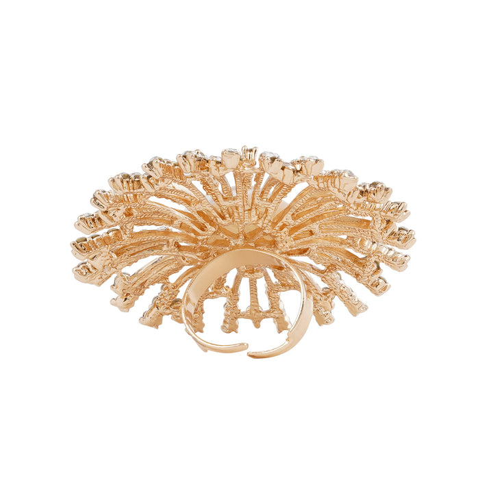 Nissa Pearl Gold Ring