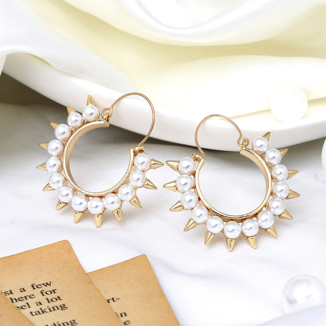 Pearlette Pearl Gold Earrings