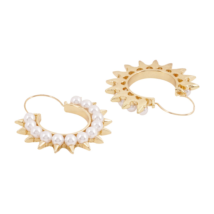 Pearlette Pearl Gold Earrings