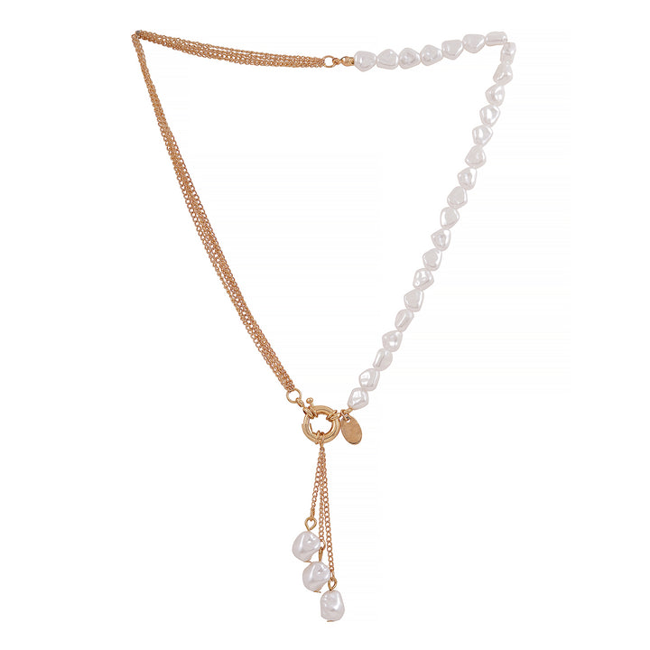 Naiads Gold Pearl Necklace