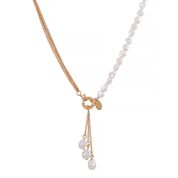 Naiads Gold Pearl Necklace