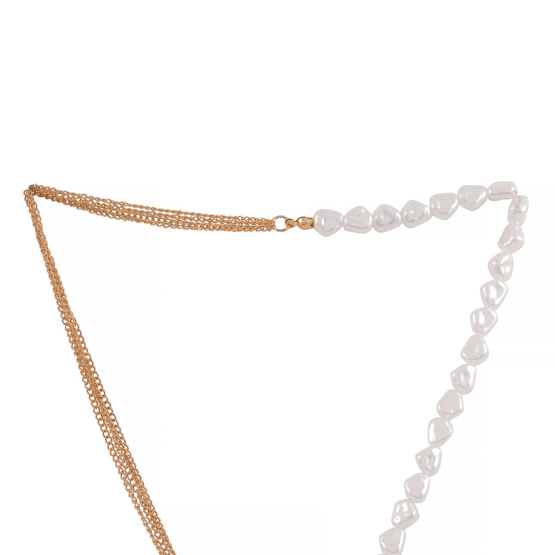 Naiads Gold Pearl Necklace