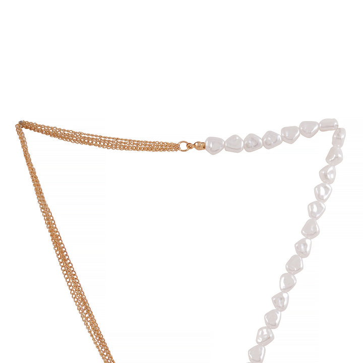 Naiads Gold Pearl Necklace