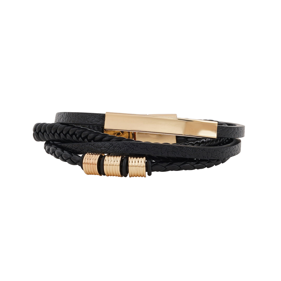 Theseus Black And Gold Bracelet