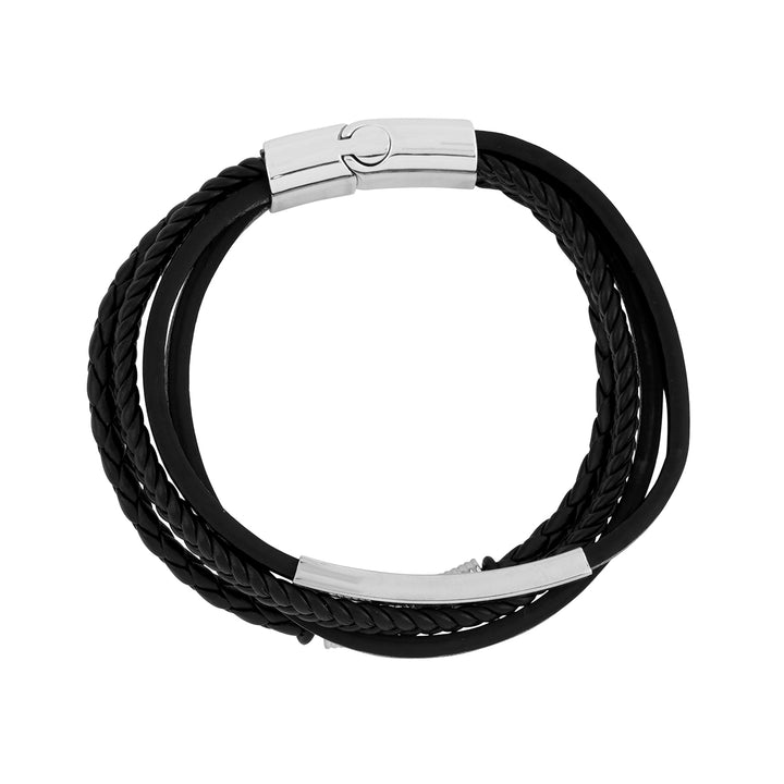 Theseus Black And Silver Bracelet