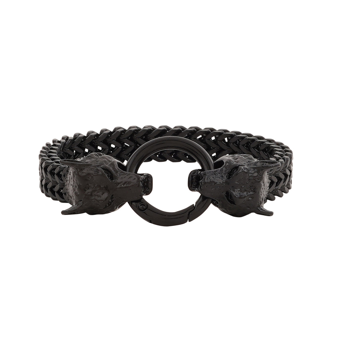 Acacius Black Men's Watch Bracelet Stack