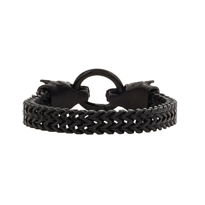 Acacius Black Men's Watch Bracelet Stack