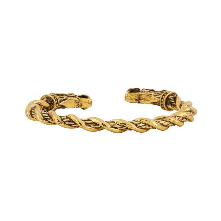 Atlas Gold Dragon Head Bracelet