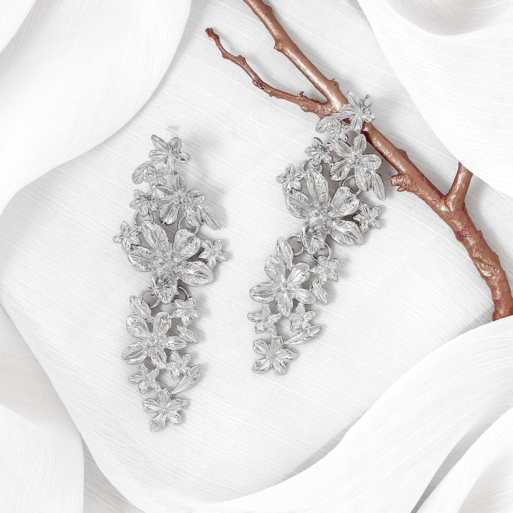 Marguerite Silver Earrings