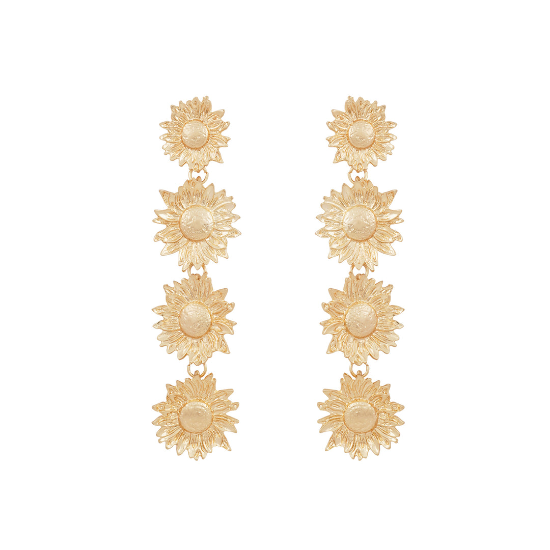 Petunia Gold Earrings