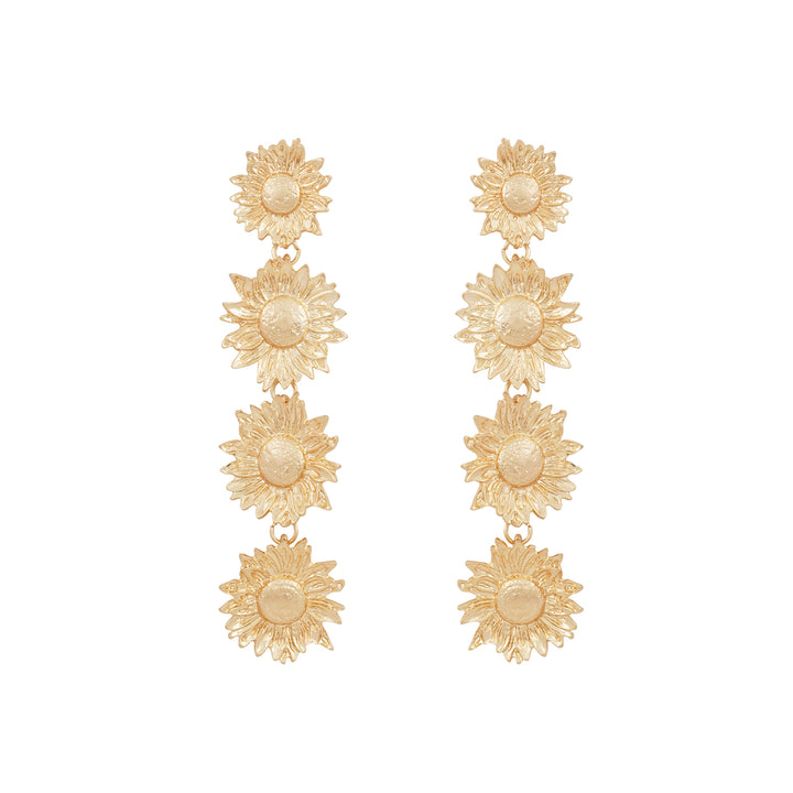 Petunia Gold Earrings