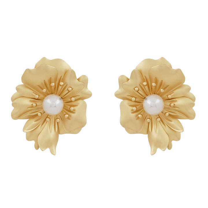 Panzy Gold Earrings