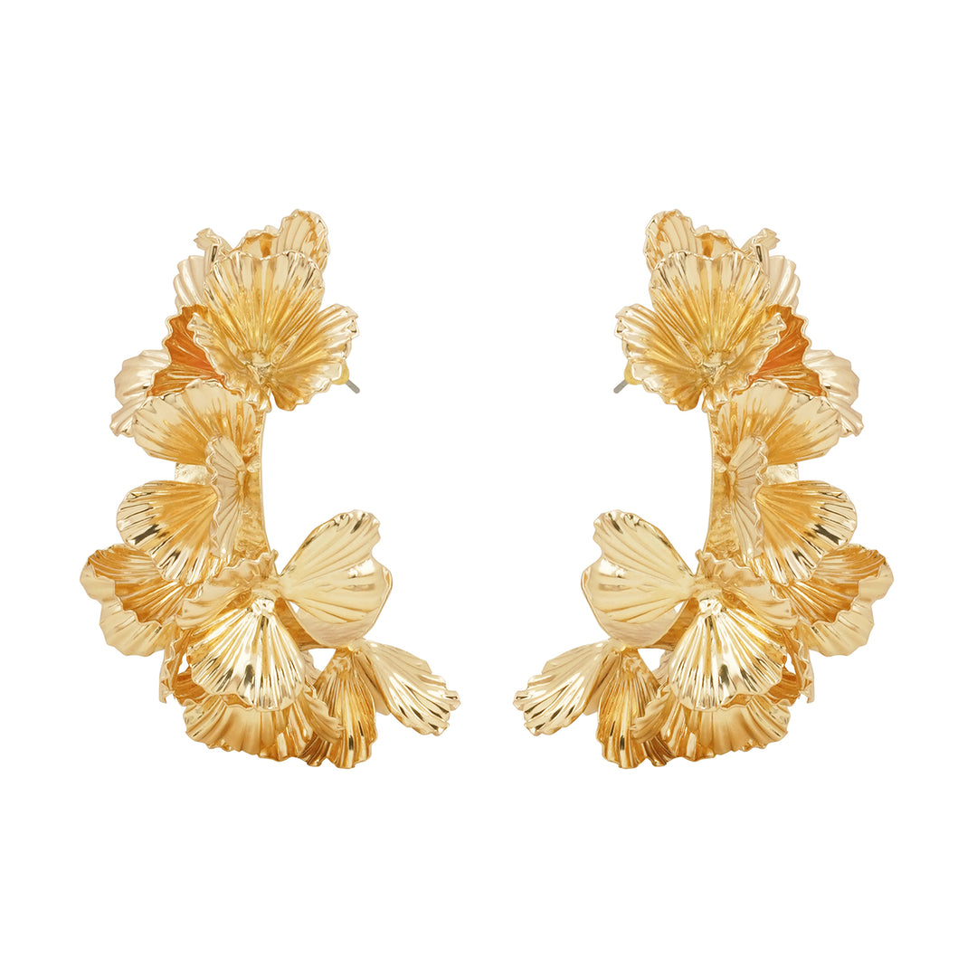 Columbine Gold Earrings
