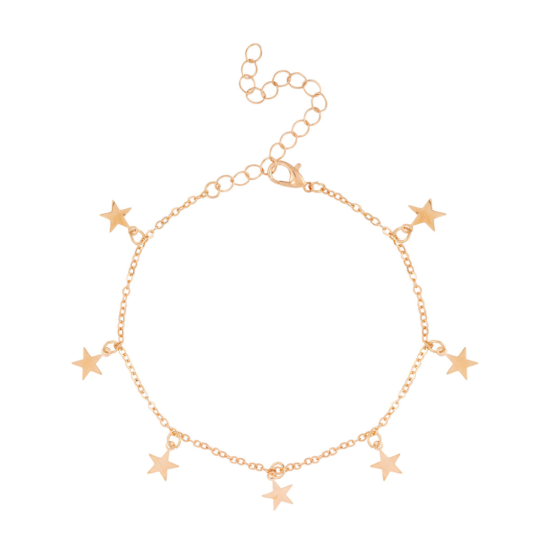 Stargaze Gold Star Anklet