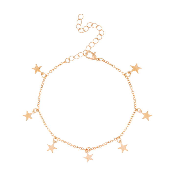 Stargaze Gold Star Anklet