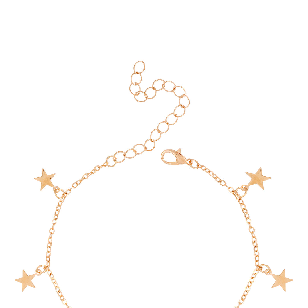Stargaze Gold Star Anklet