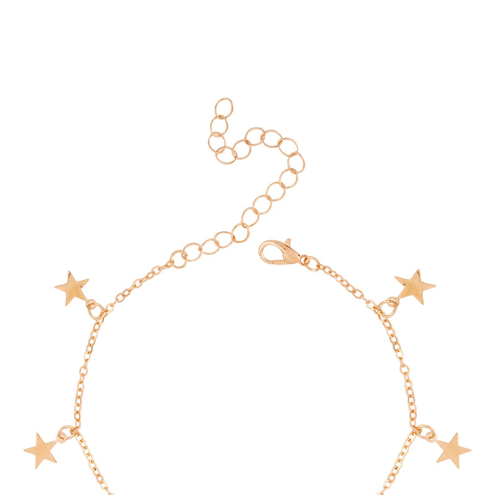 Stargaze Gold Star Anklet