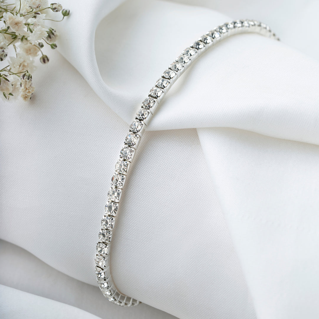 Rhythm Rhinestone Tennis Anklet