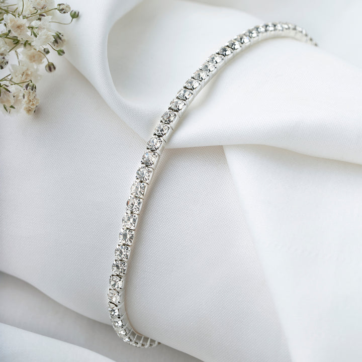 Rhythm Rhinestone Tennis Anklet