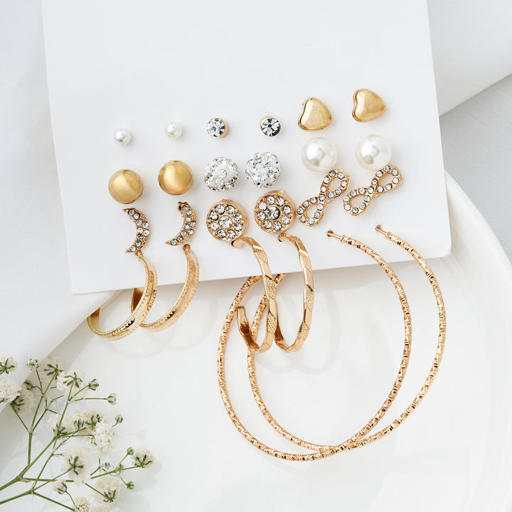 Stay Gold Earring Set