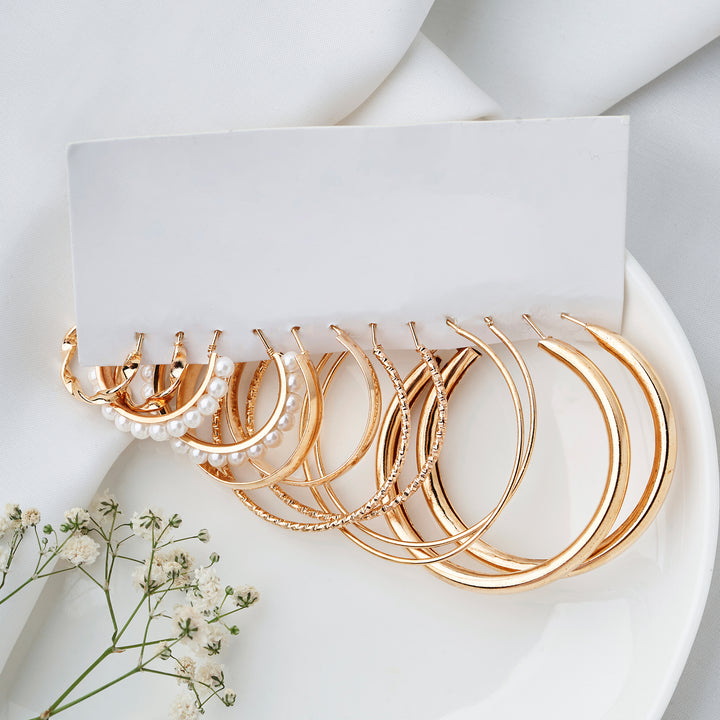 Paradise Golden Earring Set