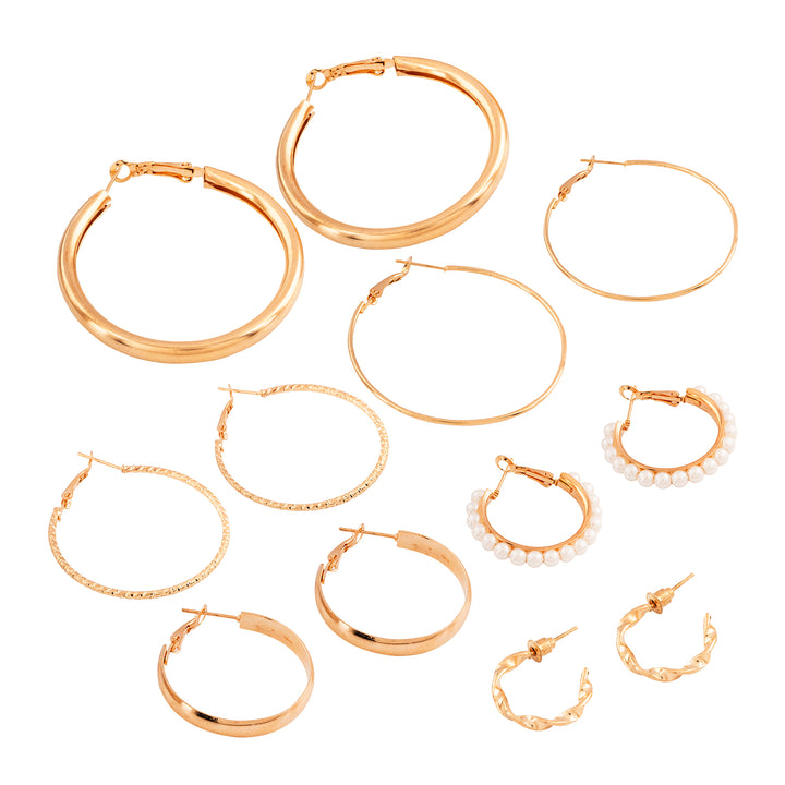 Paradise Golden Earring Set