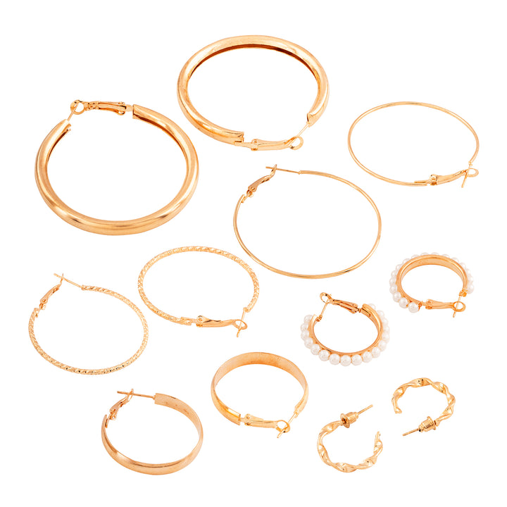 Paradise Golden Earring Set