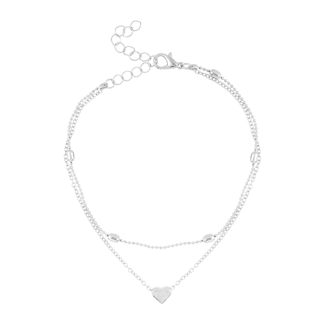 Dancing Queen Silver Anklet