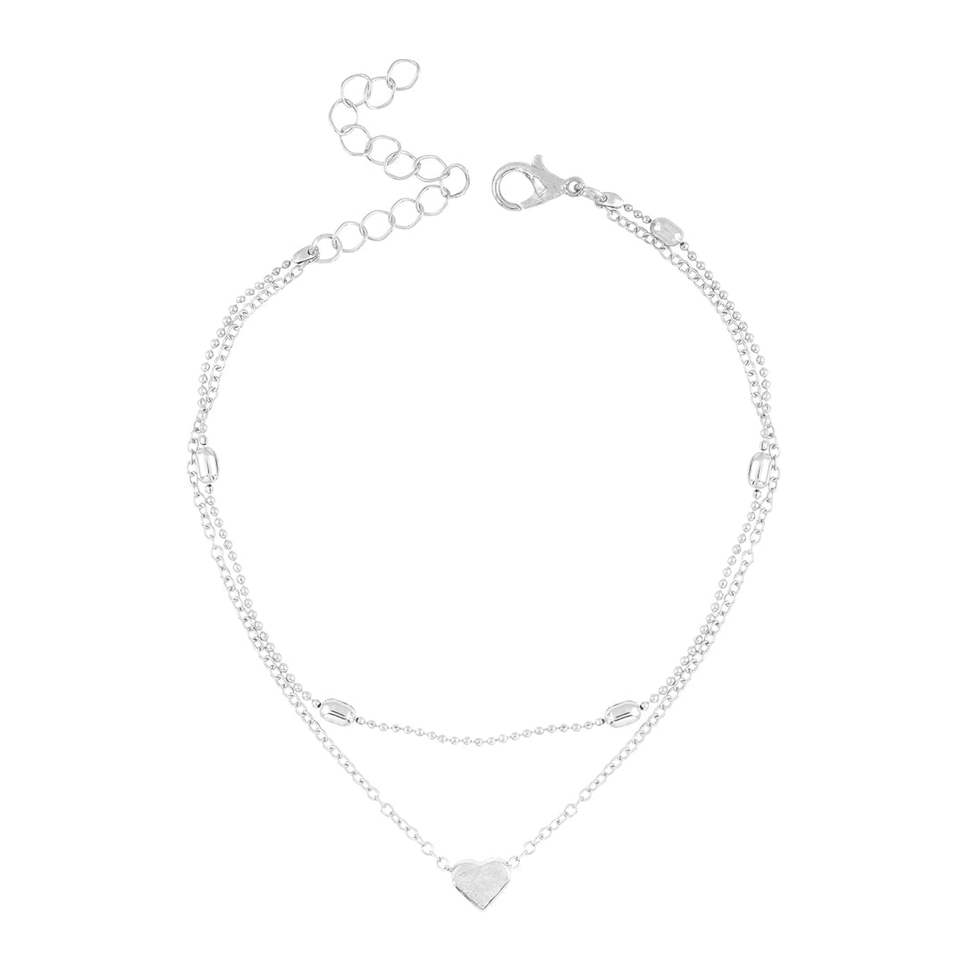 Dancing Queen Silver Anklet