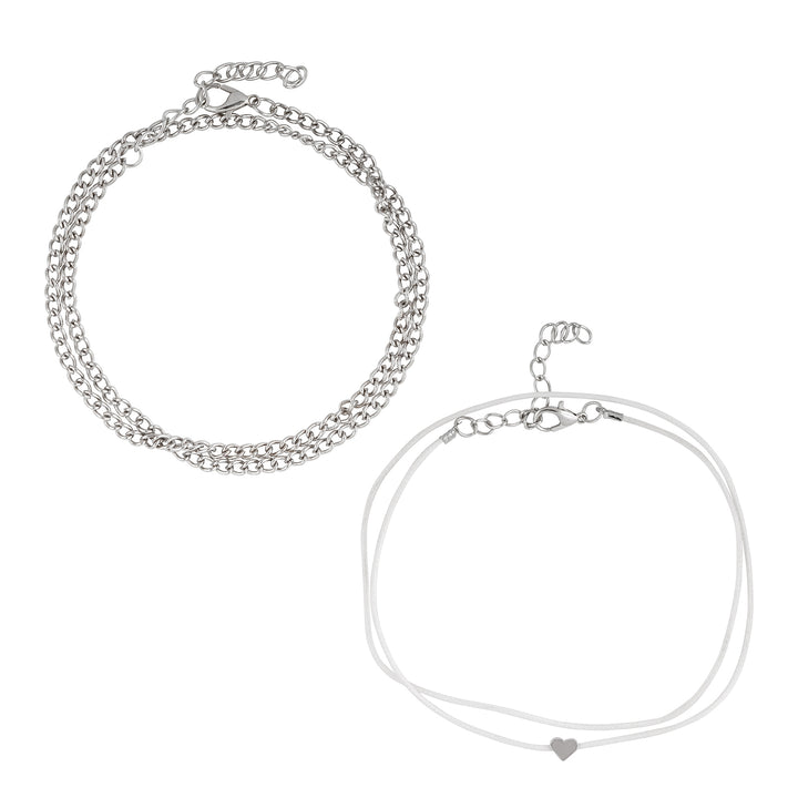 Glitter Anklet - Set of 2