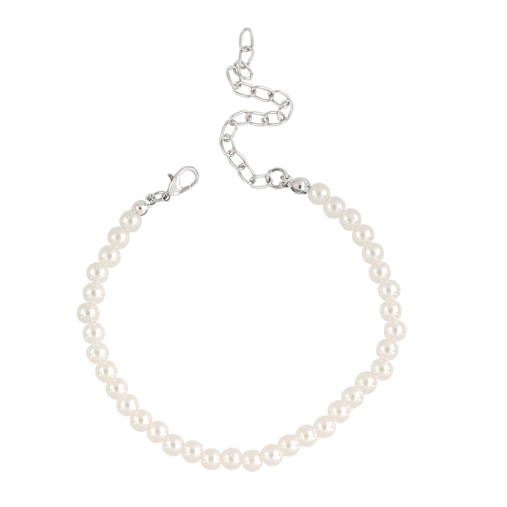 Oyster and Pearls Anklet - Set of 2