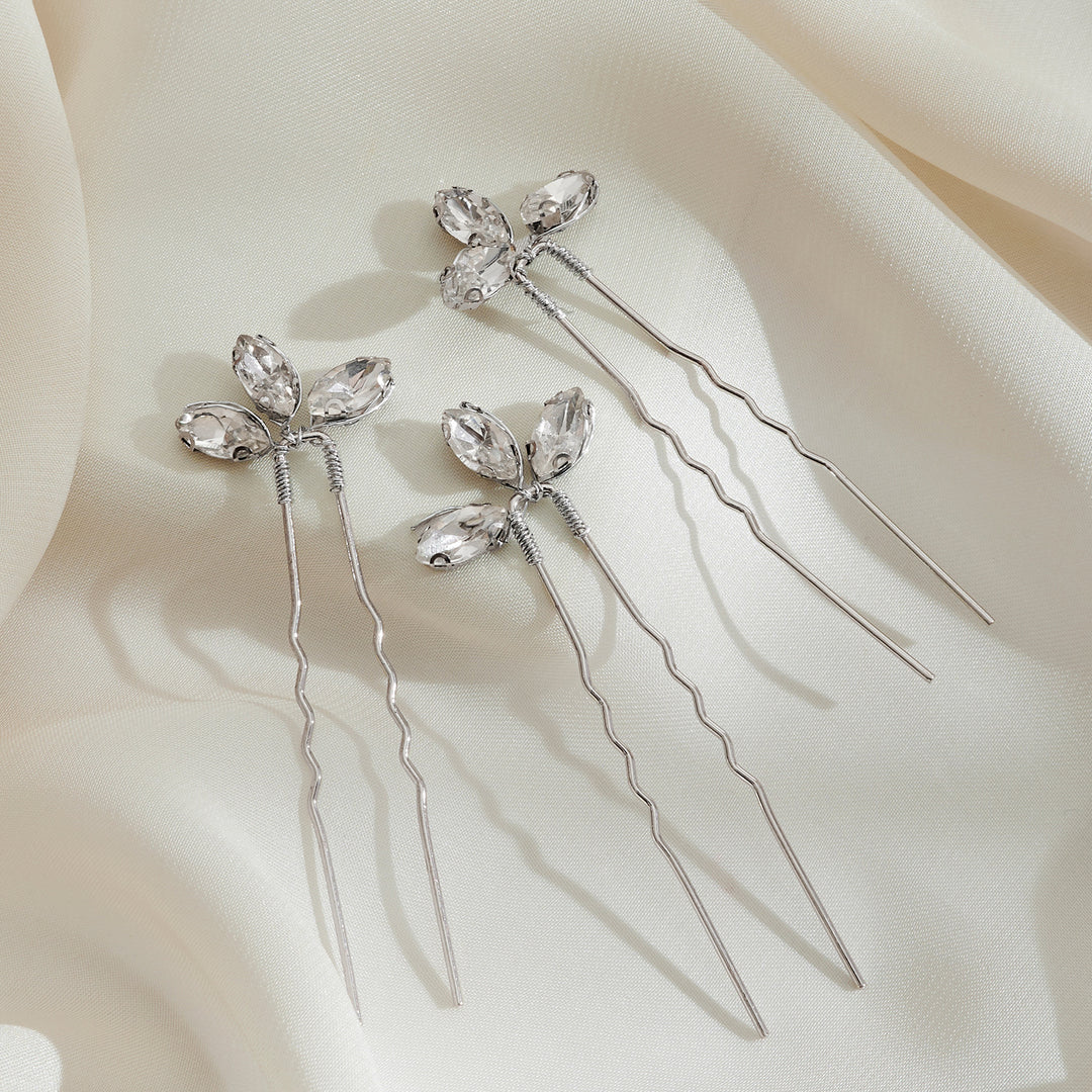 Flavia Silver hairpin