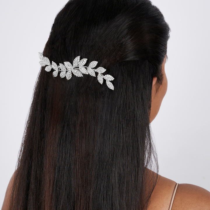 Aureola Silver Hairpin
