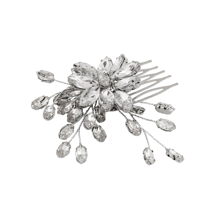 Silvia Silver Pearl hairpin
