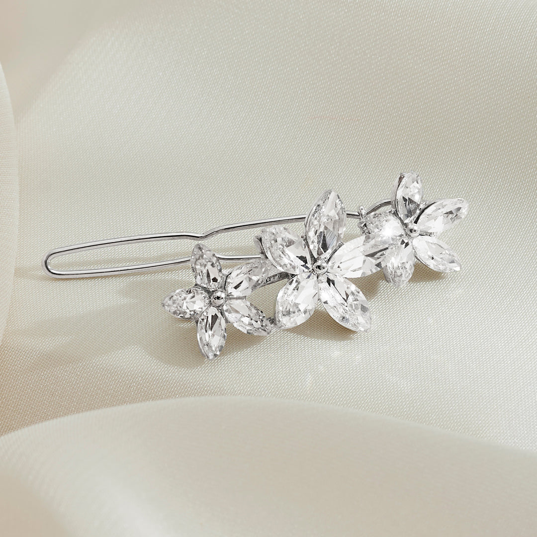 Floridus Floral Silver hairpin