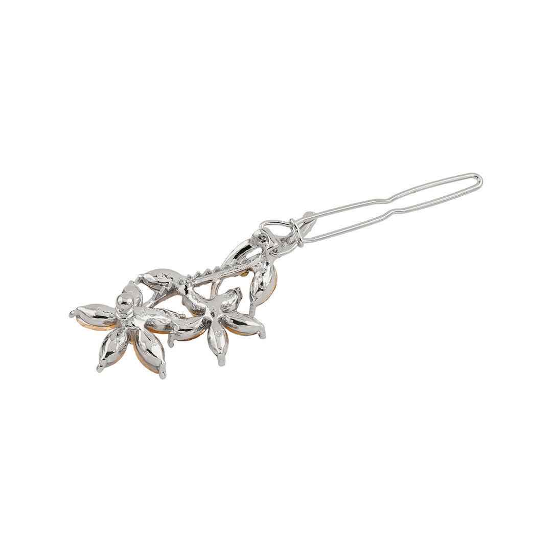 Chrysantha Gold Rhinestone Hairpin