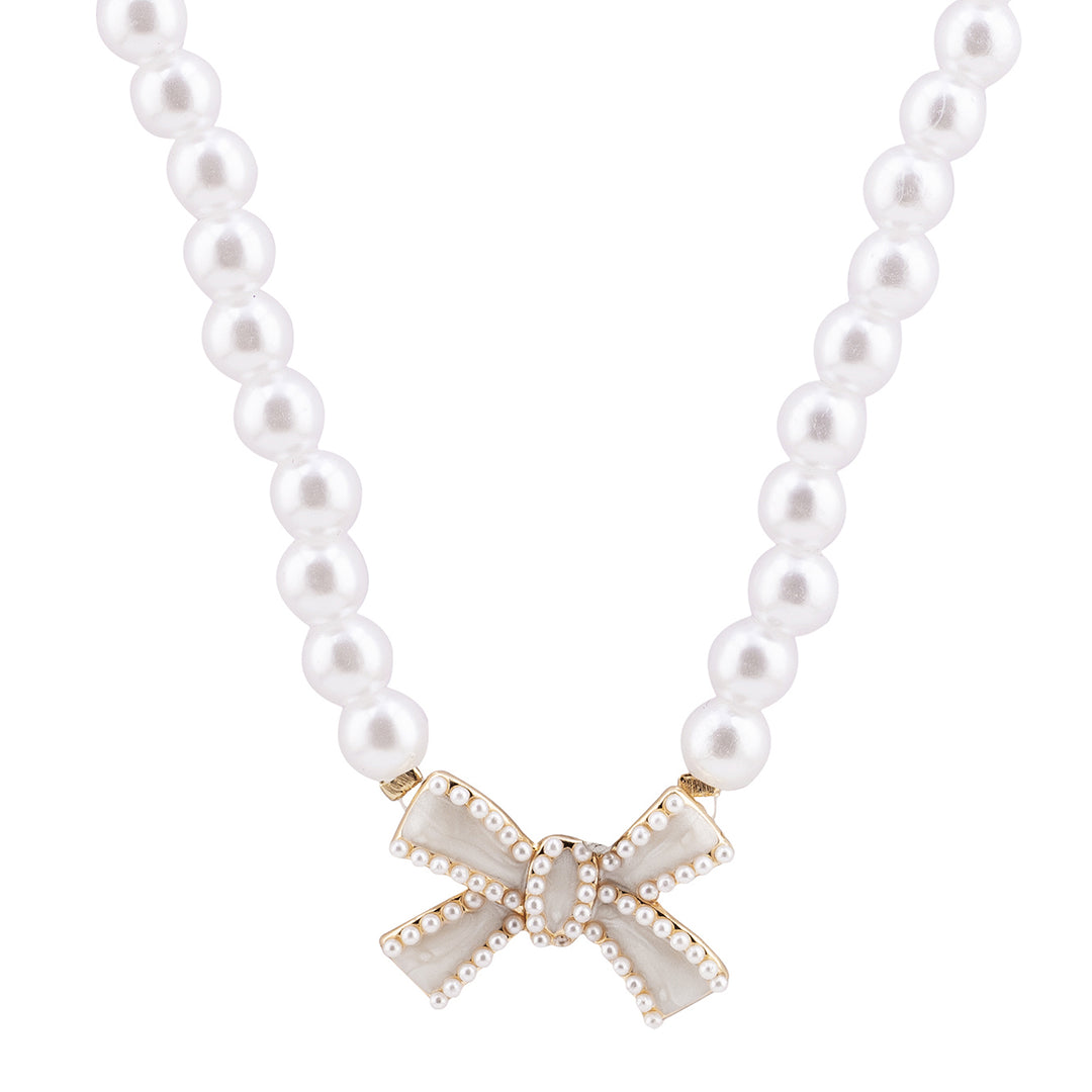 Arlette Bow Style Necklace