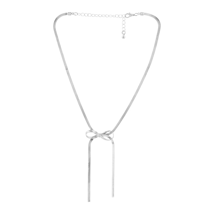 Audrey Bow Style Necklace and Bracelet Set