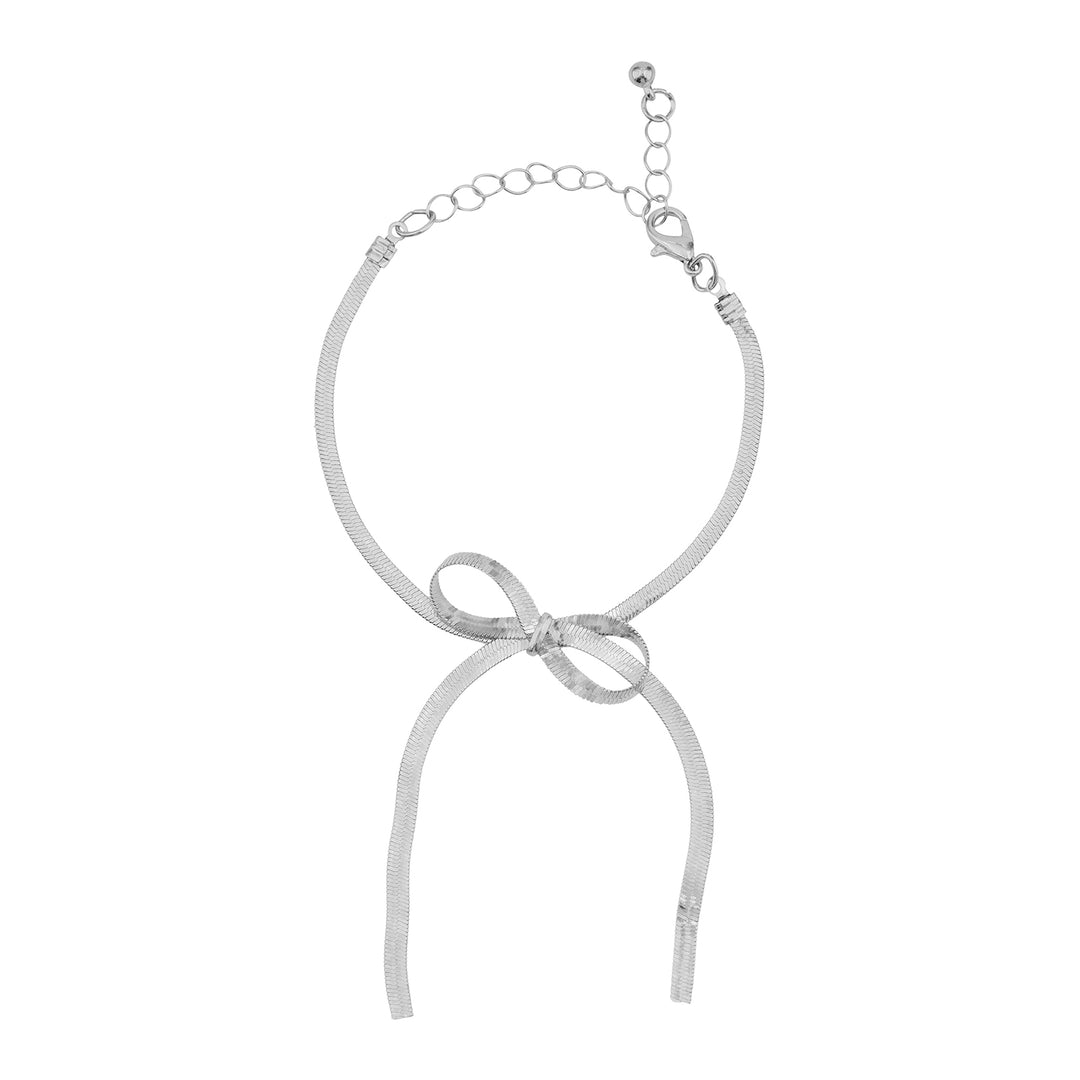 Audrey Bow Style Necklace and Bracelet Set